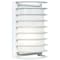 Access Lighting Bermuda 1 Light Outdoor Wall Mount, White Finish, Ribbed Frosted Glass 20010MG-WH/RFR - alternate 1